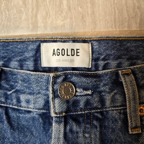 AGOLDE Parker Angled Denim Hem Skirt size 29 - Picture 2 of 10